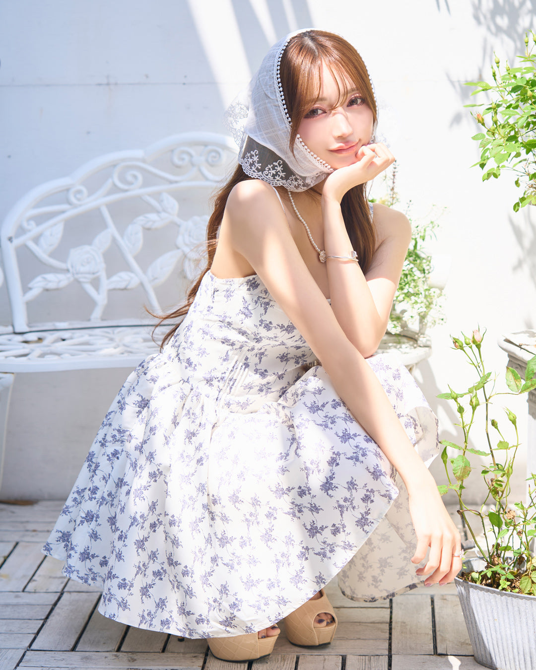 【NEW/予約商品】Flower Mist Dress