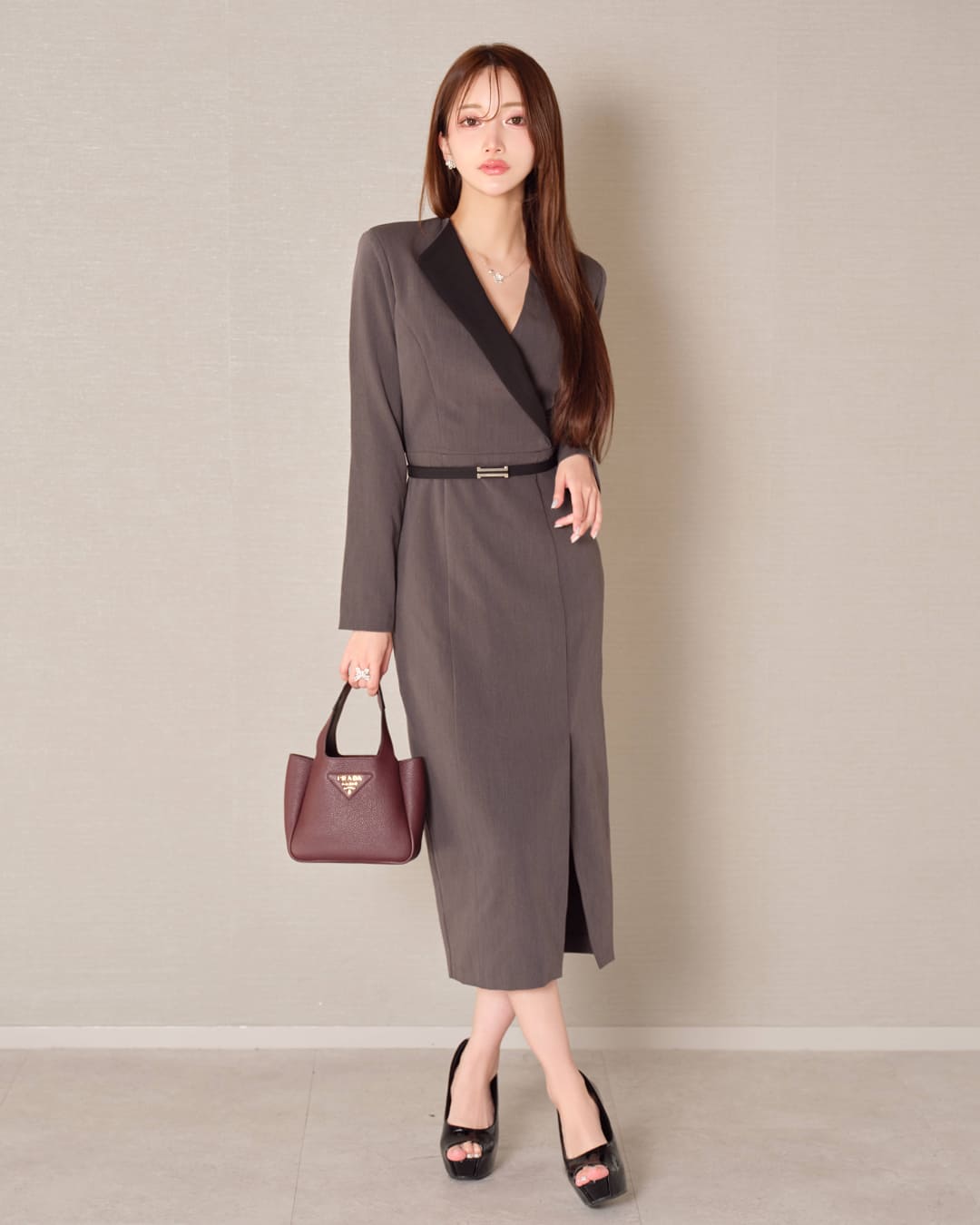 long jacket style onepiece